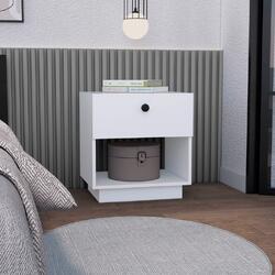 TUHOME FURNITURE LLC Paris 1 Drawer Nightstand
