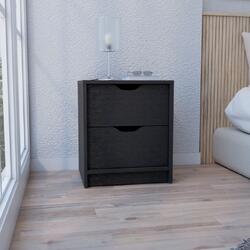 TUHOME FURNITURE LLC Basilea 2 Drawers Nightstand
