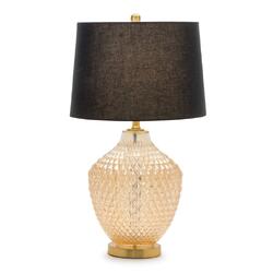 Melrose International Textured Glass Lamp