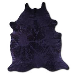 Rug Addiction, iNC ACID WASHED HAIR ON COWHIDE DISTRESSED BLACK