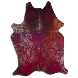 Rug Addiction, iNC ACID WASHED HAIR ON COWHIDE DISTRESSED COLORFUL