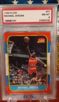 Michael Jordan Michael Jordan Fleer 85 Rookie Replication 1