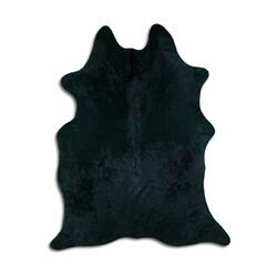Rug Addiction, iNC DYED HAIR ON COWHIDE DYED EMERALD GREEN