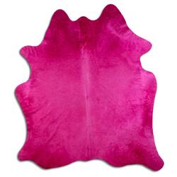 Rug Addiction, iNC DYED HAIR ON COWHIDE DYED HOT PINK