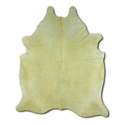 Rug Addiction, iNC DYED HAIR ON COWHIDE DYED LIME GREEN