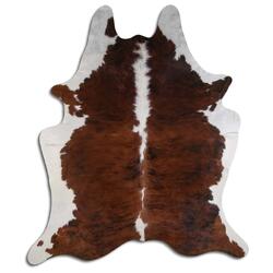 Rug Addiction, iNC NATURAL HAIR ON COWHIDE EXOTIC WHITE BELLY BACKBONE