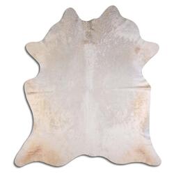 Rug Addiction, iNC NATURAL HAIR ON COWHIDE WHITE