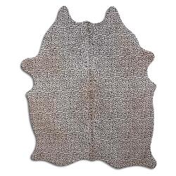 Rug Addiction, iNC PRINTED HAIR ON COWHIDE CHEETAH ON BEIGE