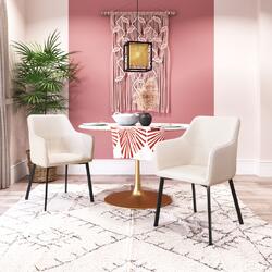 Zuo Modern Contemporary Inc Adage Dining Chair (Set of 2) Beige