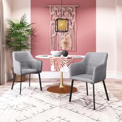 Zuo Modern Contemporary Inc Adage Dining Chair (Set of 2) Gray