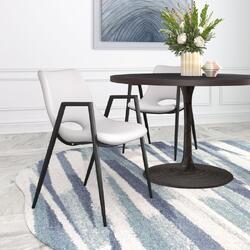 Zuo Modern Contemporary Inc Desi Dining  Chair (Set of 2) White