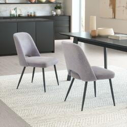 Zuo Modern Contemporary Inc Teddy Dining Chair (Set of 2) Gray