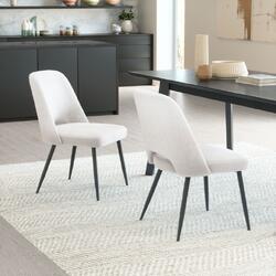 Zuo Modern Contemporary Inc Teddy Dining Chair (Set of 2) Ivory