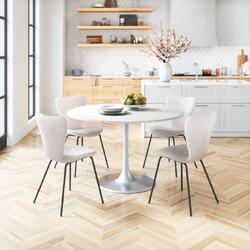 Zuo Modern Contemporary Inc Thibideaux Dining Chair (Set of 2) Ivory
