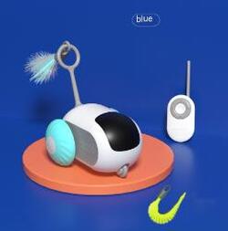 Remote Control Interactive Cat Car Toy USB Remote Control Interactive Cat Car Toy USB Charging Chasing Automatic Self-moving Remote Smart Control Car Interactive Cat Toy Pet Products