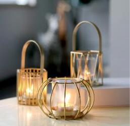 Empty Candle Cup Golden Light Empty Candle Cup Golden Light Luxury Creative Ornament Pumpkin Lantern