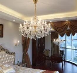 Luxury Crystal Chandelier Luxury Crystal Chandelier In Living Room