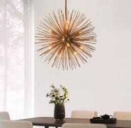 Room Chandelier Dandelion Hedgehog Ball Sea Urchin Geometric Ball Sample Room Chandelier