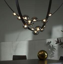 Chandelier Light Luxury Restaurant Italian Belt Rattan Pot Chandelier Light Luxury Restaurant