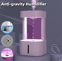 Water Tank Creative Anti-gravity Water Drop Humidifier Air Conditioning Mist Spray Household Quiet Bedroom Office With 580ML Water Tank