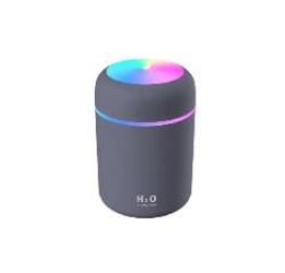 Multicolor LED Night Light Cool Mist Humidifier, 300ml Mini Portable Humidifier With Multicolor LED Night Light, 2 Mist Mode And Auto Shut-Off, Personal Desktop Aroma Diffuser For Home Office