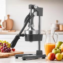 SOGA Commercial Manual Juicer Hand Press Juice Extractor Squeezer Orange Citrus Black