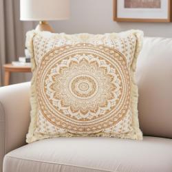 SOGA SOGA 50cm Pillow Cover Moon Decor Cotton Throw Pillow
