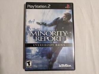 Sony PlayStation 2 PS2 Minority Report - Complete CIB Black Label