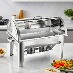 SOGA SOGA 2X 9L Chafing Dish Roll Top