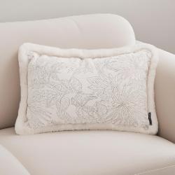 SOGA SOGA 2X 30cm Romantic French Mosley Jacquard Pillow French Jungle Throw  Pillow