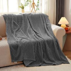 SOGA SOGA 2X GreyThrow Blanket