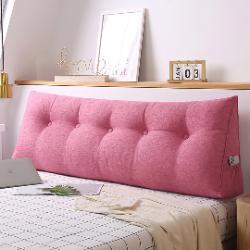 SOGA SOGA 4X 150cm Pink Triangular Wedge Bed Pillow Headboard Backrest Bedside Tatami Cushion Home Decor