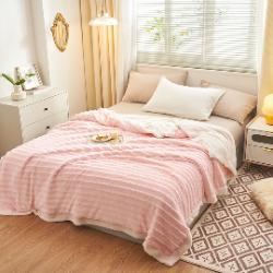 soga SOGA Throw Blanket Pink