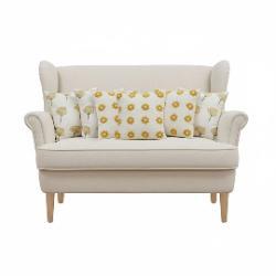 SOGA SOGA 5PC Sunny Dandelion Print & Retro Daisy Chain Decorative Pillow Covers Set