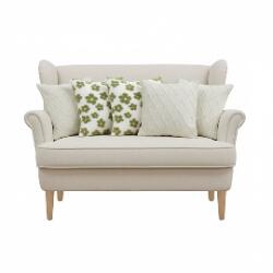 SOGA 5PC Cream Cable Knit Diamond & Garden Bloom Delight Pillow Covers 45cm Set