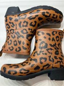 Hunter Leopard Print Rain Boots