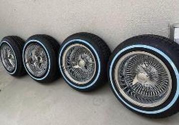 Straight lace 100 spoke 14x7 With Remingtons & accessories