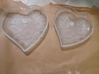 Home beautiful  original design japan 2 crystal hearts