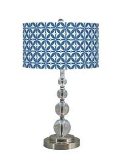 SAVANNAH-POPPIES_BLUE SAVANNAH TABLE LAMP