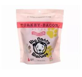 All-Natural Turkey Bacon Dog Biscuits All-Natural Turkey Bacon Dog Biscuits - TBB