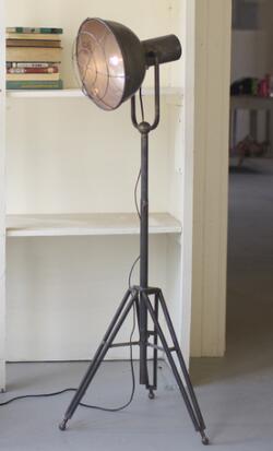 Kalalou Caged Studio Lamp 20" X 20" (52" - 72"T)