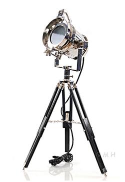 Old Modern Handicrafts Inc (OMH) Nautical-Styled Wooden and Aluminum Floor Lamp