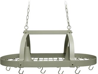 All the Rages, Inc. Elegant Designs 2 Light Kitchen Pot Rack with Downlights