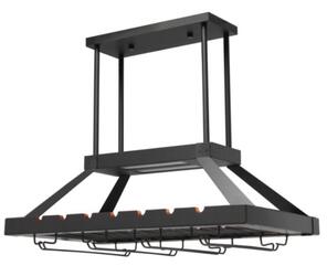 All the Rages, Inc. Elegant Designs 2 Light LED Overhead Wine Rack
