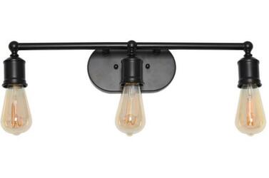 All the Rages, Inc. Lalia Home 3 Light Industrial Metal Vanity Light