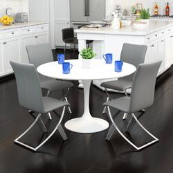 Zuo Modern Contemporary Inc Delfin Dining Chair (Set of 2) Gray