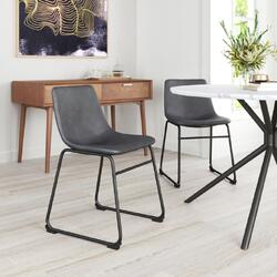 Zuo Modern Contemporary Inc Smart Dining Chair (Set of 2) Charcoal