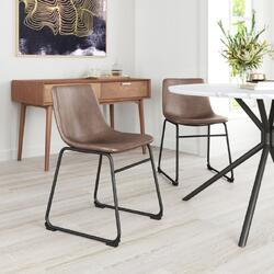 Zuo Modern Contemporary Inc Smart Dining Chair (Set of 2) Vintage Espresso