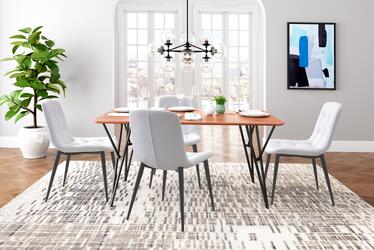 Zuo Modern Contemporary Inc Tangiers Dining Chair (Set of 2) White