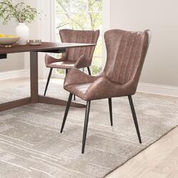 Zuo Modern Contemporary Inc Alejandro Dining Chair (Set of 2) Vintage Brown